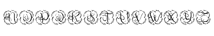 Vellume Monogram Font LOWERCASE