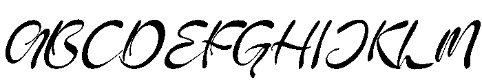 Velmaford Font UPPERCASE