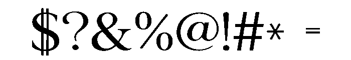 Velmont Font OTHER CHARS