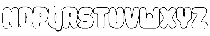 Velmonte Outline Regular Font UPPERCASE