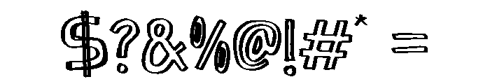 Velmora Scribbler Font OTHER CHARS