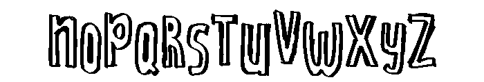 Velmora Scribbler Font LOWERCASE