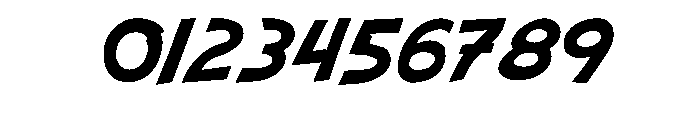 Velocity Rush Regular Font OTHER CHARS