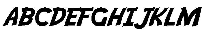 Velocity Rush Regular Font UPPERCASE