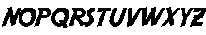 Velocity Rush Regular Font UPPERCASE