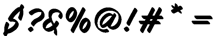 Velocive Font OTHER CHARS
