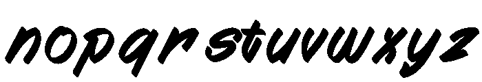 Velocive Font LOWERCASE