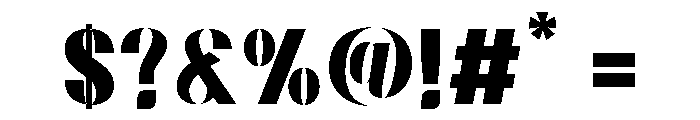 Velona Extra Bold Font OTHER CHARS