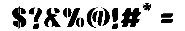 Velona Rond Black Font OTHER CHARS