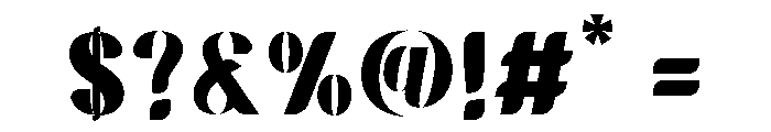 Velona Rond Extra Bold Font OTHER CHARS