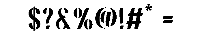 Velona Rond Semi Bold Font OTHER CHARS