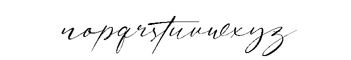 Veloncy Claus Italic Font LOWERCASE