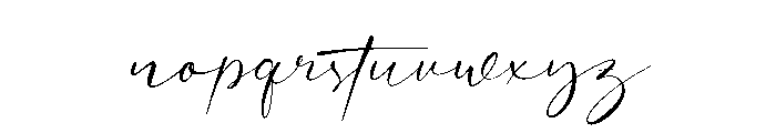 Veloncy Claus Font LOWERCASE