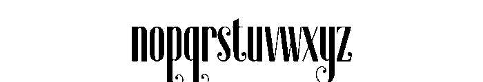 Velora Deco Font LOWERCASE
