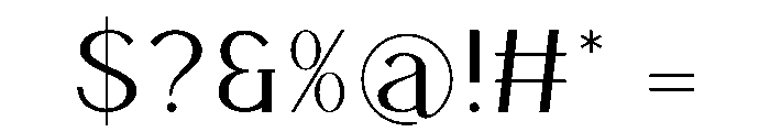 Velora Font OTHER CHARS