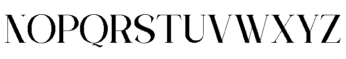 Veloria-Regular Font UPPERCASE