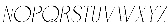 Velorum Italic Font UPPERCASE