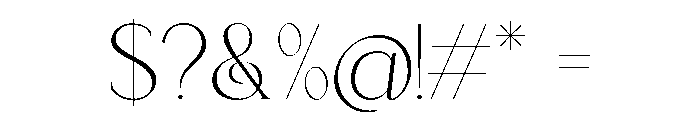 Velorum Regular Font OTHER CHARS