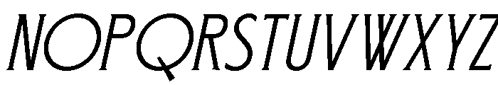 Veloster Italic Font UPPERCASE