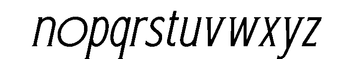 Veloster Italic Font LOWERCASE