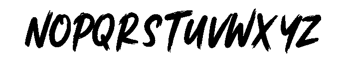 Velostroke Font UPPERCASE