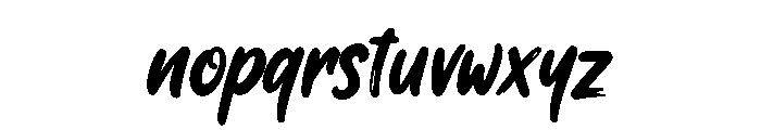 Velostroke Font LOWERCASE