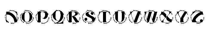 Veloura Crest Monogram Font UPPERCASE