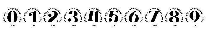 Veloura Crest Split Monogram Font OTHER CHARS