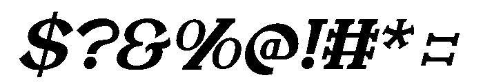 Veloura Italic Font OTHER CHARS
