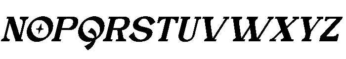 Veloura Italic Font UPPERCASE
