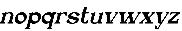 Veloura Italic Font LOWERCASE
