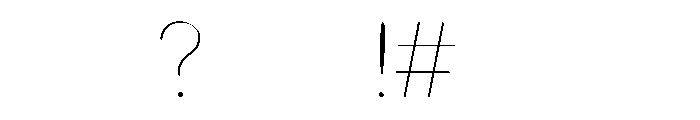 Veloura Line Font OTHER CHARS
