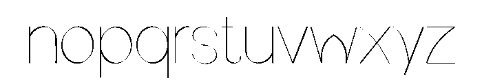 Veloura Line Font LOWERCASE
