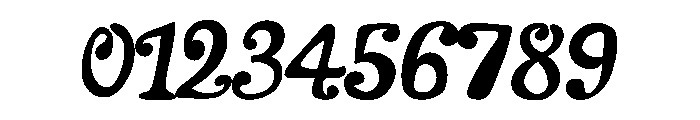 Veloura Script Font OTHER CHARS