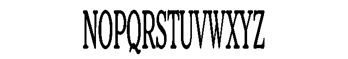 Veloura Serif Font UPPERCASE