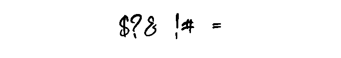 Velouria Font OTHER CHARS