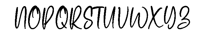 Velouria Font UPPERCASE