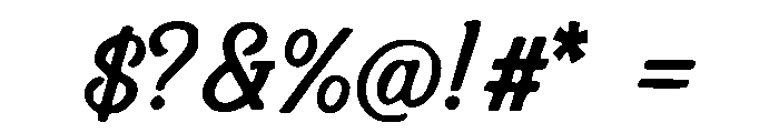 Velsaria Font OTHER CHARS