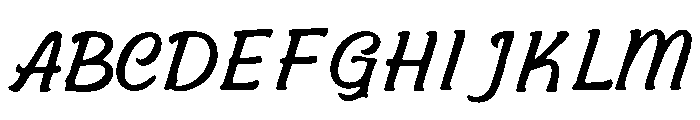 Velsaria Font UPPERCASE