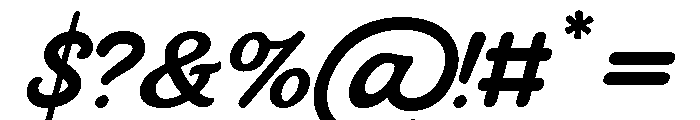 Veltcon Script Font OTHER CHARS