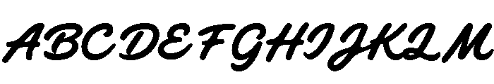 Veltcon Script Font UPPERCASE