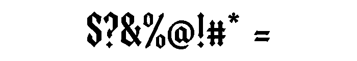 Velthaven Black Font OTHER CHARS
