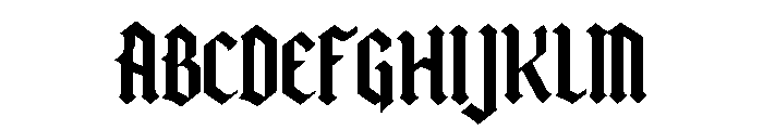 Velthaven Black Font UPPERCASE