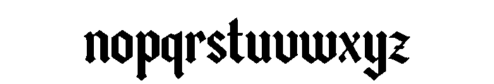 Velthaven Black Font LOWERCASE