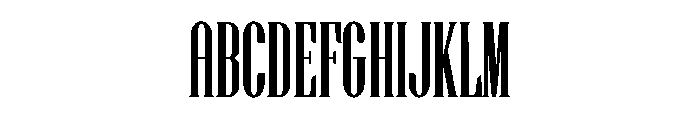 Veltrane Font UPPERCASE