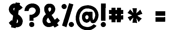 Veltrix Font OTHER CHARS