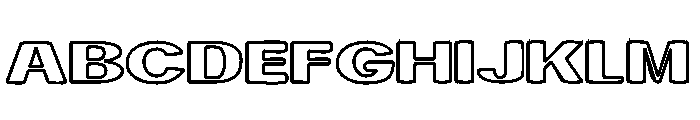 VeltronExpant Font UPPERCASE