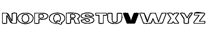 VeltronExpant Font UPPERCASE