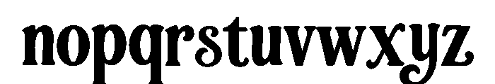 Veltrone Font LOWERCASE
