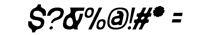 Velumo Italic Font OTHER CHARS
